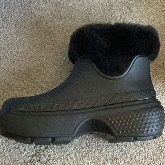 Crocs Stomp Lined Boots Unisex Adults, Black, Size M9 / W11, NWOT - Picture 2 of 11